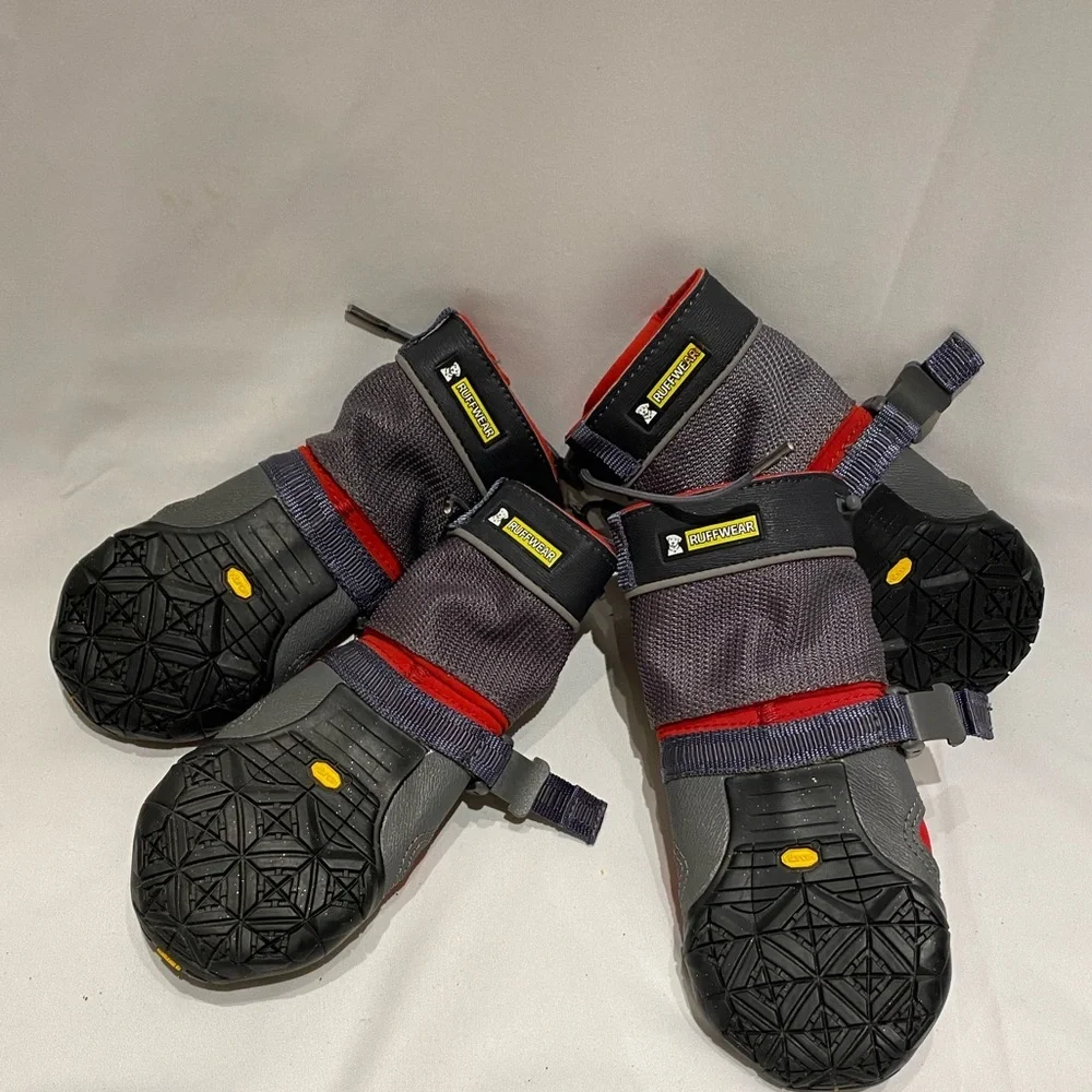 Ruffwear Polar Trex Dog Boots, Red, size 2.5